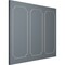 Ekena Millwork 28-in. W x 72-in. H Dublin Panel Moulding Kit Triple Panel PMLKDU28X72C - alternate 7